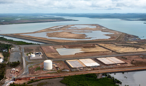 View of Fisherman's landing dredge material reclaimed area
