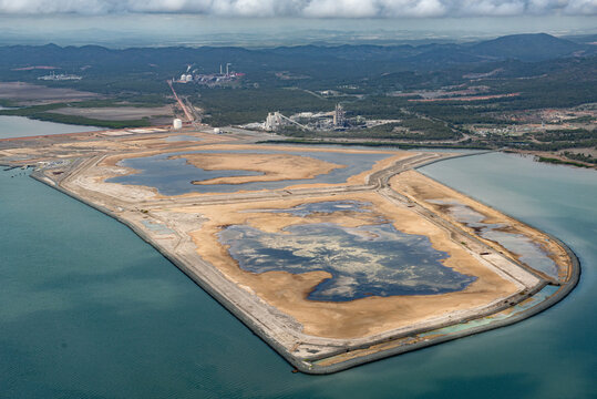 View of Fisherman's landing dredge material reclaimed area