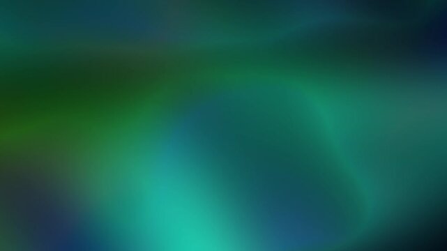 Smooth abstract gradient loop featuring dynamic moving light fluids. Colors: Mint Green and Turquoise. Refreshing background for healthy lifestyle videos or digital display screens