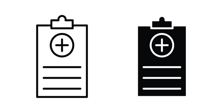 Prescription icon vector. pictogram illustration on white background.