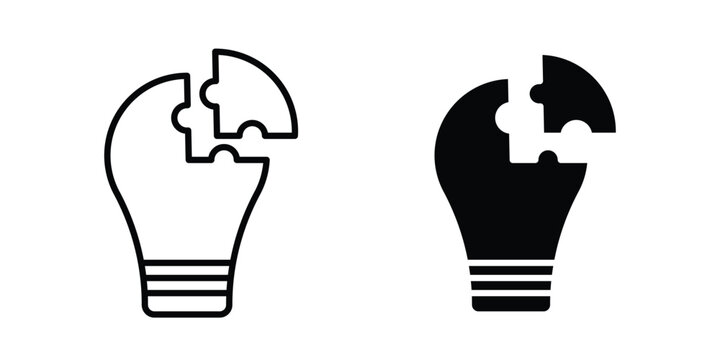 Problem solving icon vector. pictogram illustration on white background.