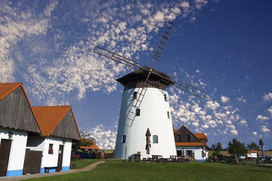 Bukovansky Mill, Museum with 19th century Slovak village, Bukovany, Kyjov, South Moravian Region, Czech Republic