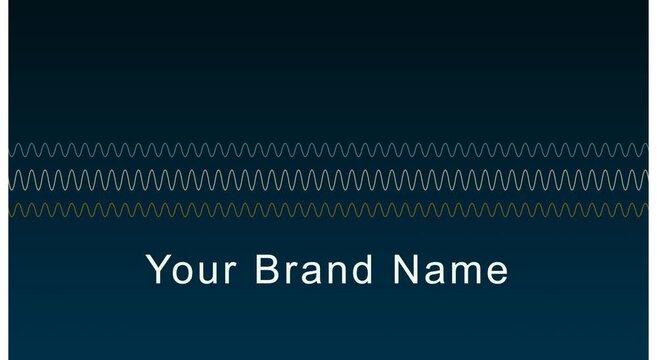 Minimalist corporate brand identity background, with animation