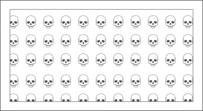 skulls pattern, skulls wallpaper, skulls sticker