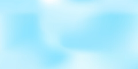 Fototapeta premium Soft blue light gradient inspired by the sky’s natural hues, creating a calm and refreshing background. Perfect for web design, branding, and digital artwork.