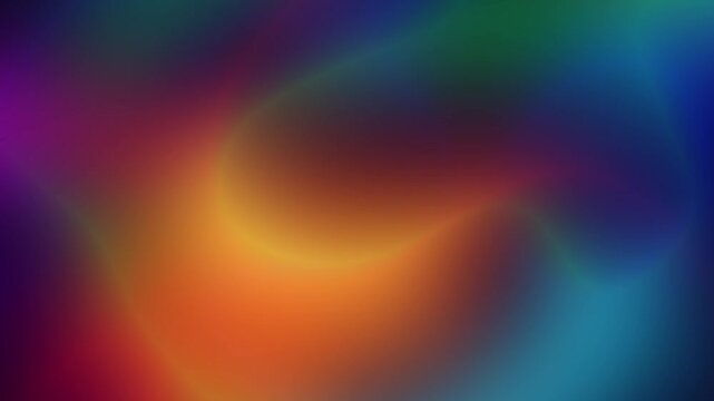 Dark multi-tonal abstract gradient background with vibrant flowing waves. Colors: Emerald, Amber, and Red. Perfect for artistic music videos or dynamic tech presentations