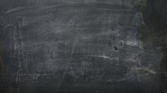 Vintage black chalkboard texture, weathered slate blackboard surface with chalk dust, dark stone background for school and restaurant menus isolated PNG with Transparent Background
