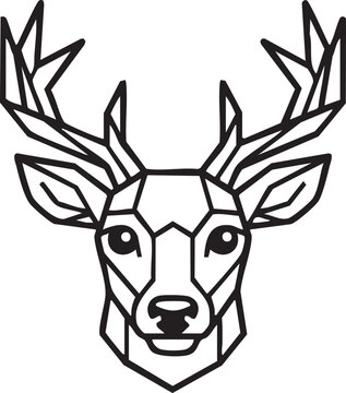 deer head vector