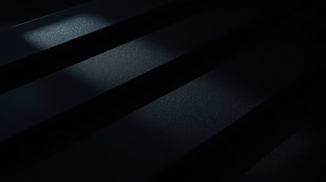 Dark metallic stair texture with low light and layered shadows