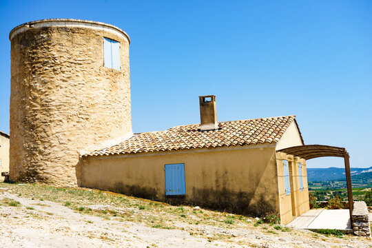 Saint-Saturnin-les-Apt village in Vaucluse France