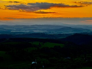 sunset in the mountains © Aneta
