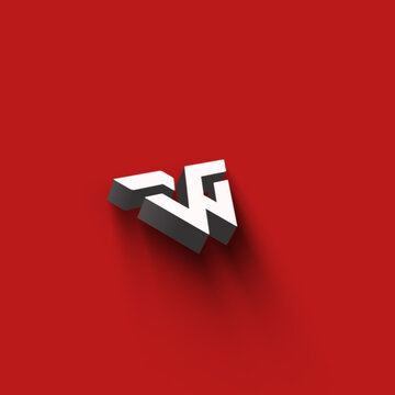 Square 3D Extrusion Logo Reveal for Clean Digital Marketing and Brand Ads