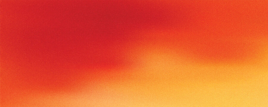 Warm orange yellow red gradient background. Autumn colored blurred wallpaper. Fall smooth gradation backdrop for banner, poster, leaflet, brochure, booklet. Vector abstract fiery template overlay