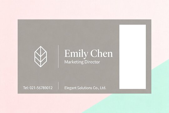 Modern Business Card Design for Marketing Director