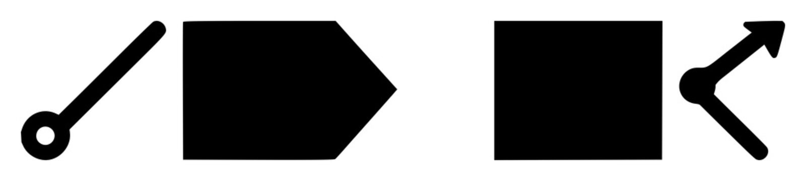 Solid black icon, white background: git branch merge arrow set with simple line art design featuring simple design, minimalist, black and white with illustrations and graphics