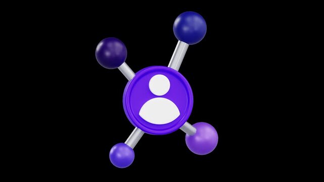 Affiliate Network Growth 3D Animation | Alpha Channel