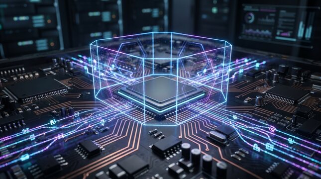 Cyber Defense System Protecting Advanced Motherboard Circuit