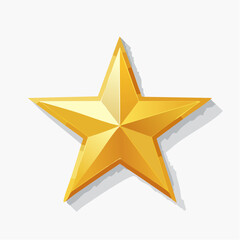 Fototapeta premium Golden Star Icon