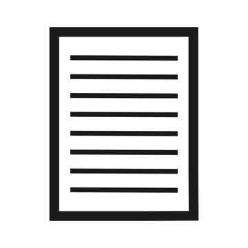 Minimalist blank checklist template on gray background for organization