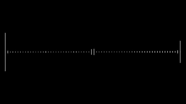 Futuristic Audio Waves Visualization on Black Background; Bright Audio Wave Digital Frequency Animation, Podcast Sound Waves for Online Audio Streaming, and Abstract Music Wave Loop.