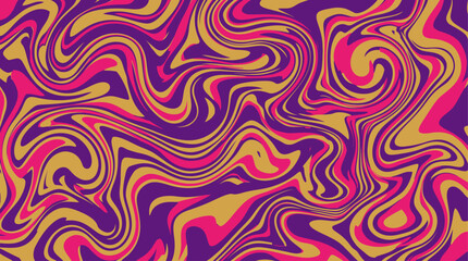Obraz premium Vibrant swirling psychedelic abstract background pattern.