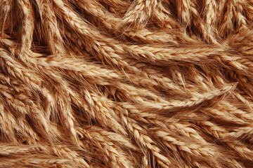 Fototapeta premium Golden wheat ears close up