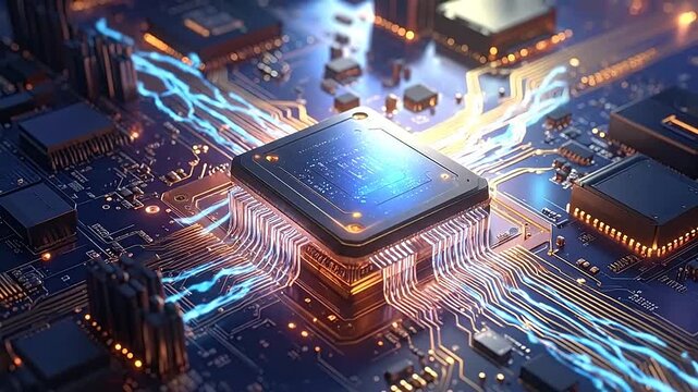 A high performance central processing unit on a circuit board