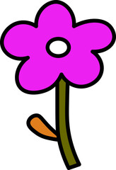 Fototapeta premium Minimalist Floral Vector Illustrations
