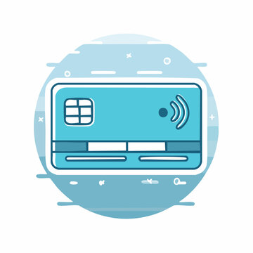 Contactless Payment Credit Card Icon