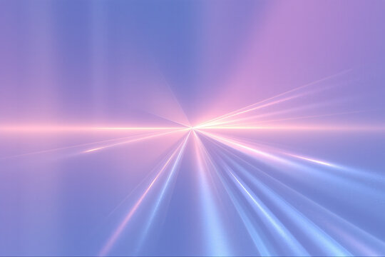 Futuristic background with perspective light lines