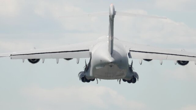 C-17 Globemaster conducts strategic airlift operations in military logistics mission