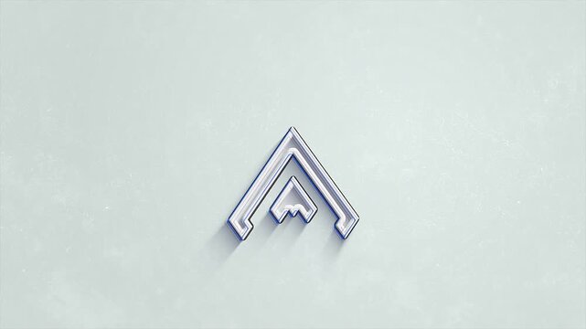 4k ultra HD cinematic 3d clean stylish logo intro animation. 4k, logo stings, 3d render, a modern presentation clean logo revealed 