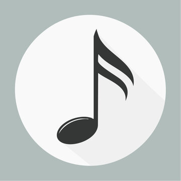 Single Music Note Icon