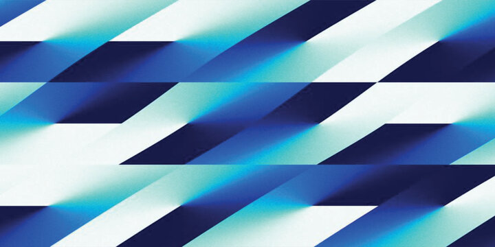 Modern futuristic backdrop with 3d optical illusion of angular gradient squares