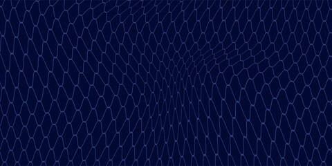 Curved net pattern. Seamless design for sportswear or equipment like soccer goals, volleyball nets, basketball hoops, hockey nets, modern © Arya