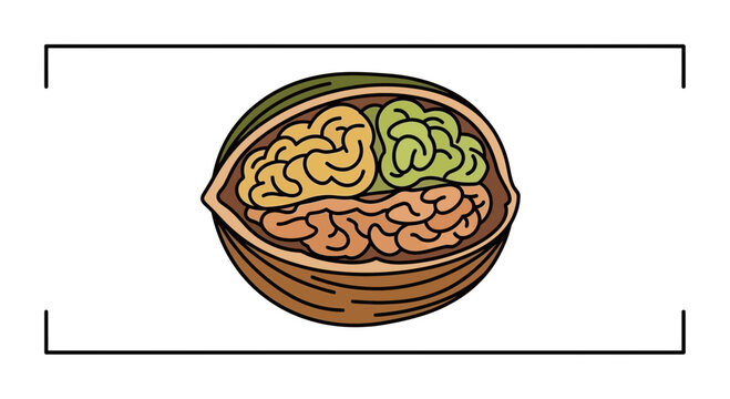 Walnut Brain Metaphor: Intelligence, Ideas, and Knowledge in a Nut Shell