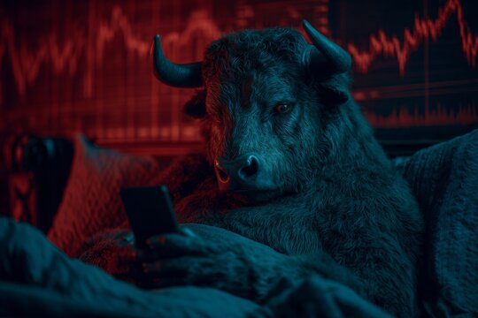 Bull's night of fear: smartphone in the dark. Crypto secrets exp