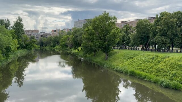 river in the park
