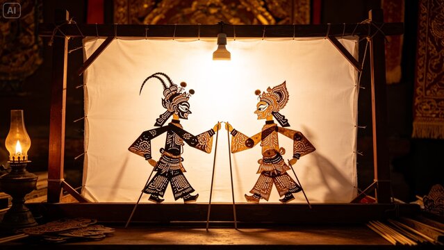 Authentic Wayang Indonesia Shadow Puppet