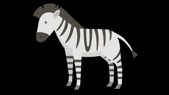 Cute Zebra Illustration