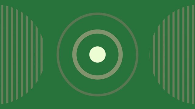 green screen letter o background white oval center circle two circles spider lines arrow stripes animated chromakey background design cartoonish