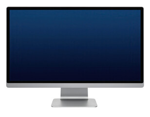 Fototapeta premium Modern Computer Monitor with Blank Screen Isolated