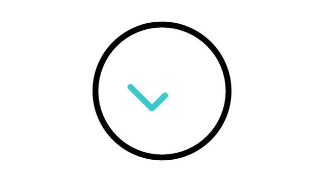 Animated Verified Checkmark Badge Approved Authentic Icon Loop