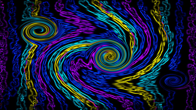 Agujeros negros de m&uacute;ltiples colores con un fondo abstracto degradado. Malla multicolor sobre un fondo abstracto y colorido. Dise&ntilde;o contempor&aacute;neo de p&aacute;ginas web para publicidad.