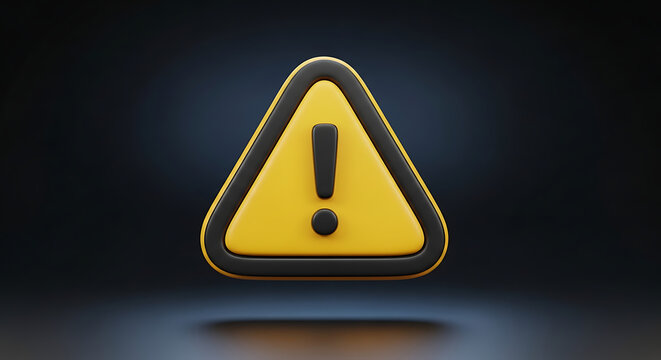 Warning sign with exclamation mark danger sign road sign exclamation attention notification important information triangle alerting hazard symbol