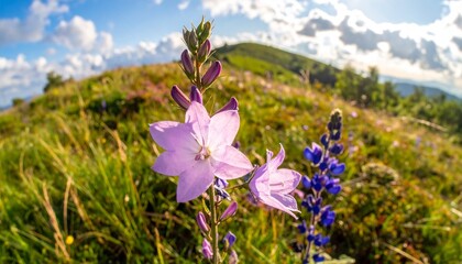 Obraz premium Blooming colors beneath the sky