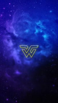 Vertical Cinematic Space Crawl Logo Reveal for Epic Mobile Stories and Sci-Fi Branding