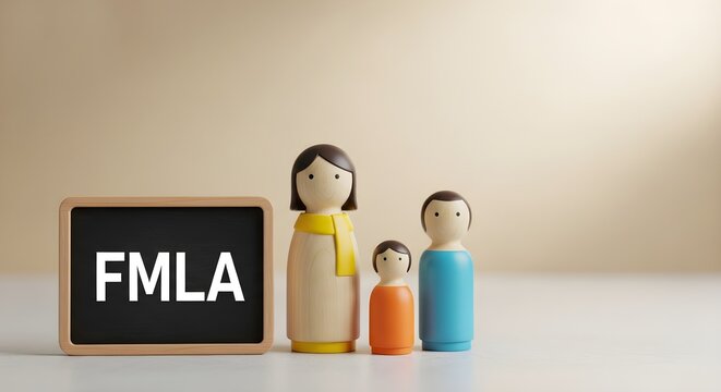 Family Figures Representing the Family and Medical Leave Act or Fmla