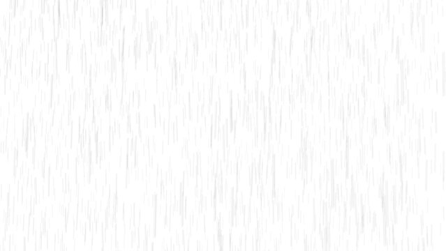 Heavy rain falling texture overlay on transparent background