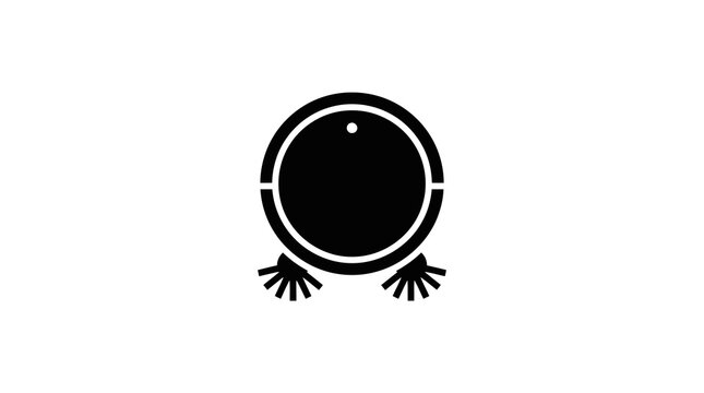 Robotic Vacuum Cleaner Icon